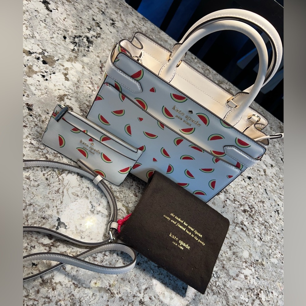 PENDING!!! Kate Spade watermelon handbag and wallet